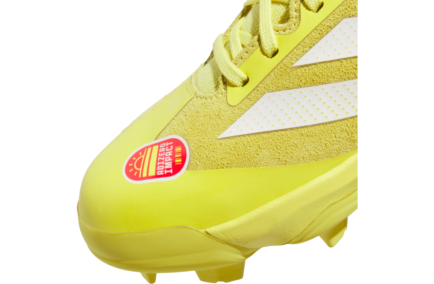 Adidas Adizero Impact TPU 2.0 BSB Men Size 9.5 Yellow Baseball Cleats JS2980 Adidas Adizero Impact Tpu 2.0 Bsb Somos Pure Sulfur / Off  main image 2