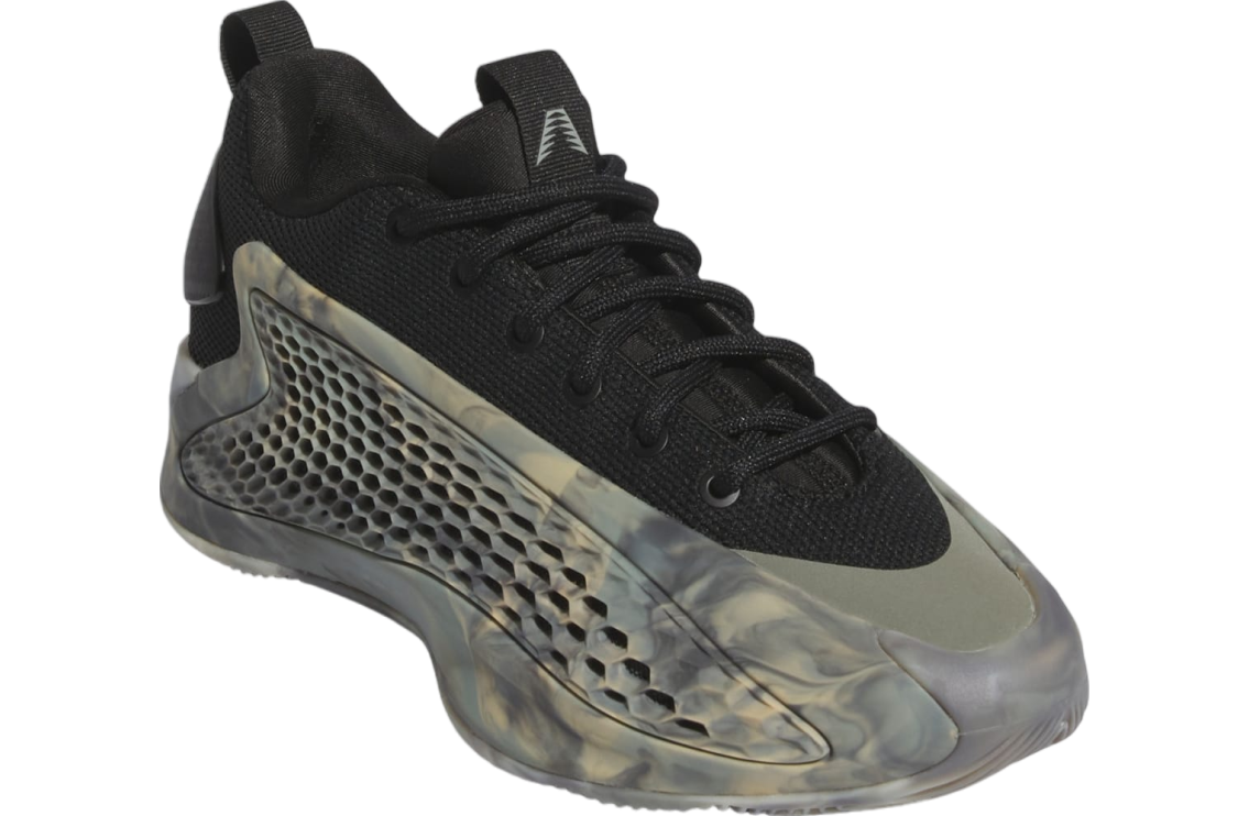 Adidas Anthony Edwards 1 Low GS Silver Pebble / Core Black