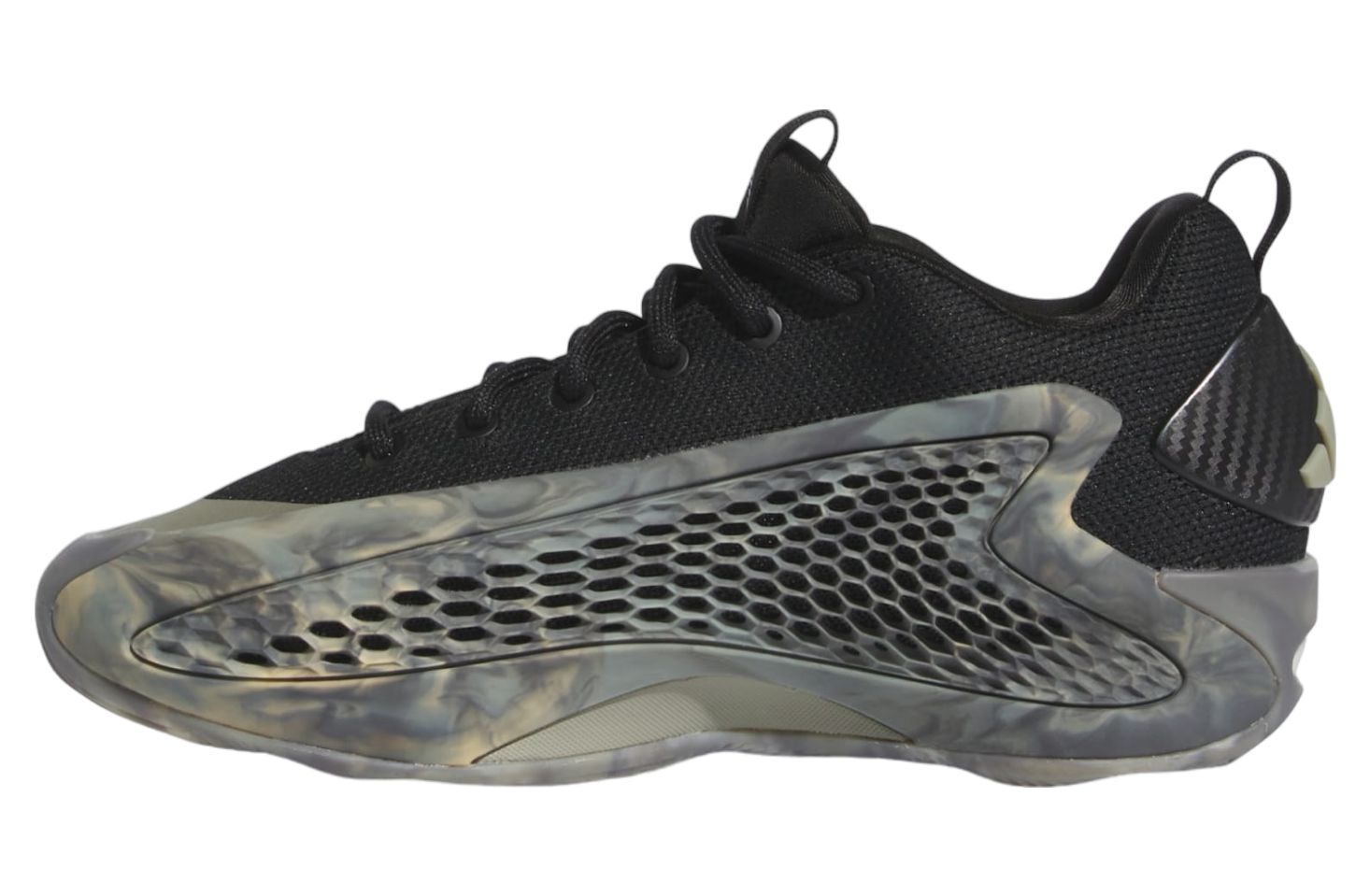 Adidas Anthony Edwards 1 Low GS Silver Pebble / Core Black