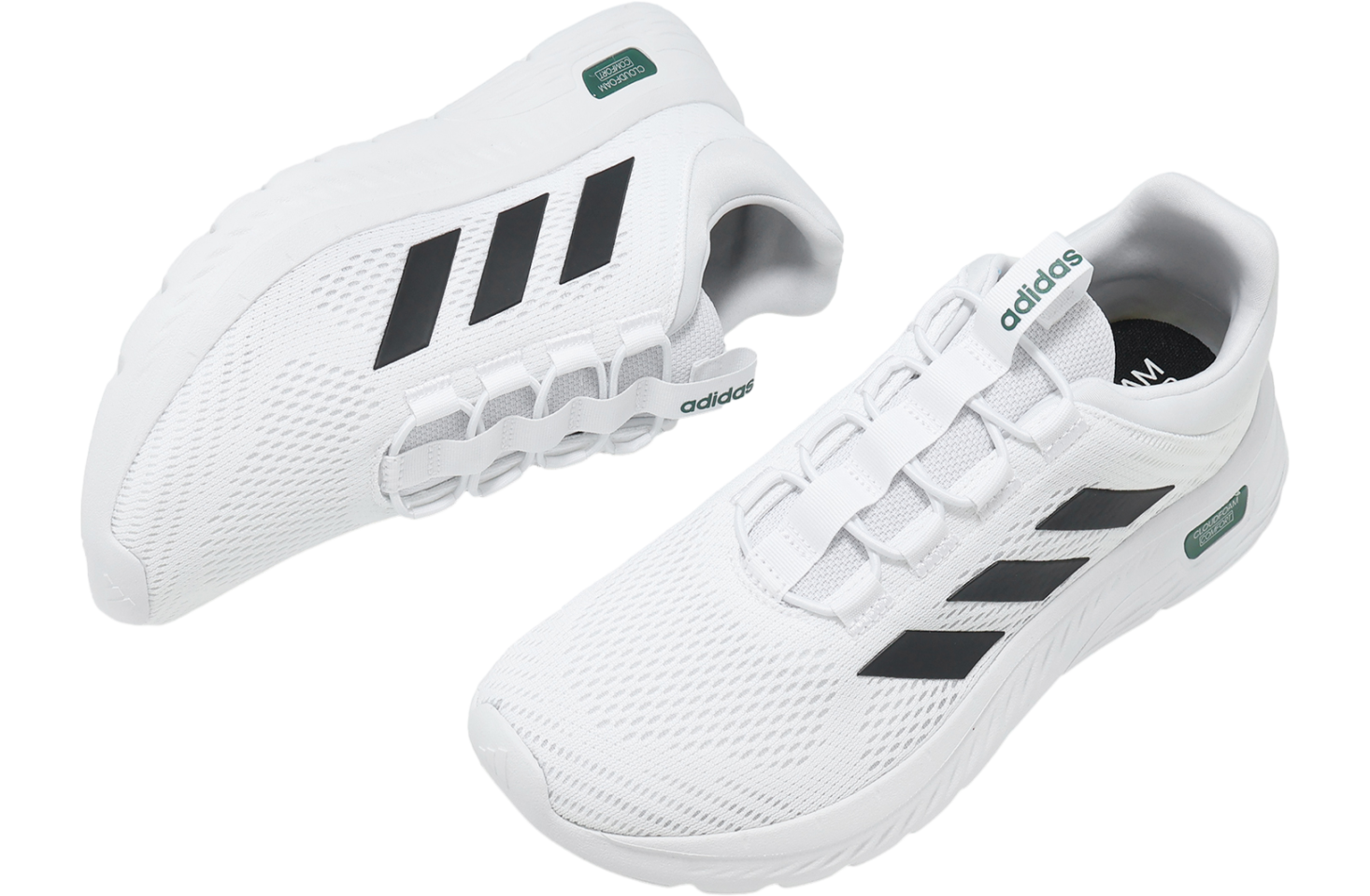 Adidas Cloudfoam Comfy El Men\'s White Running Shoes‎ Sneakers Size 7.5 Amazon.com | Adidas Mens Lite Racer 4.0 Elastic Lace  main image 3