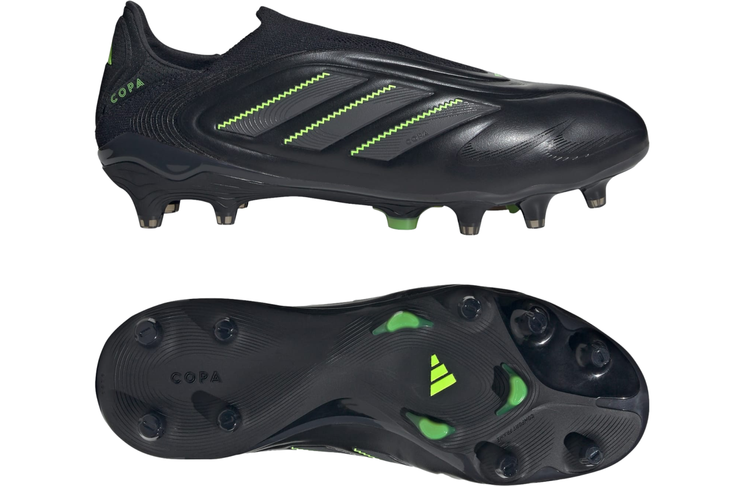 Adidas Copa Pure 3 Elite Laceless FG Core Black / Dgh Solid Grey ...