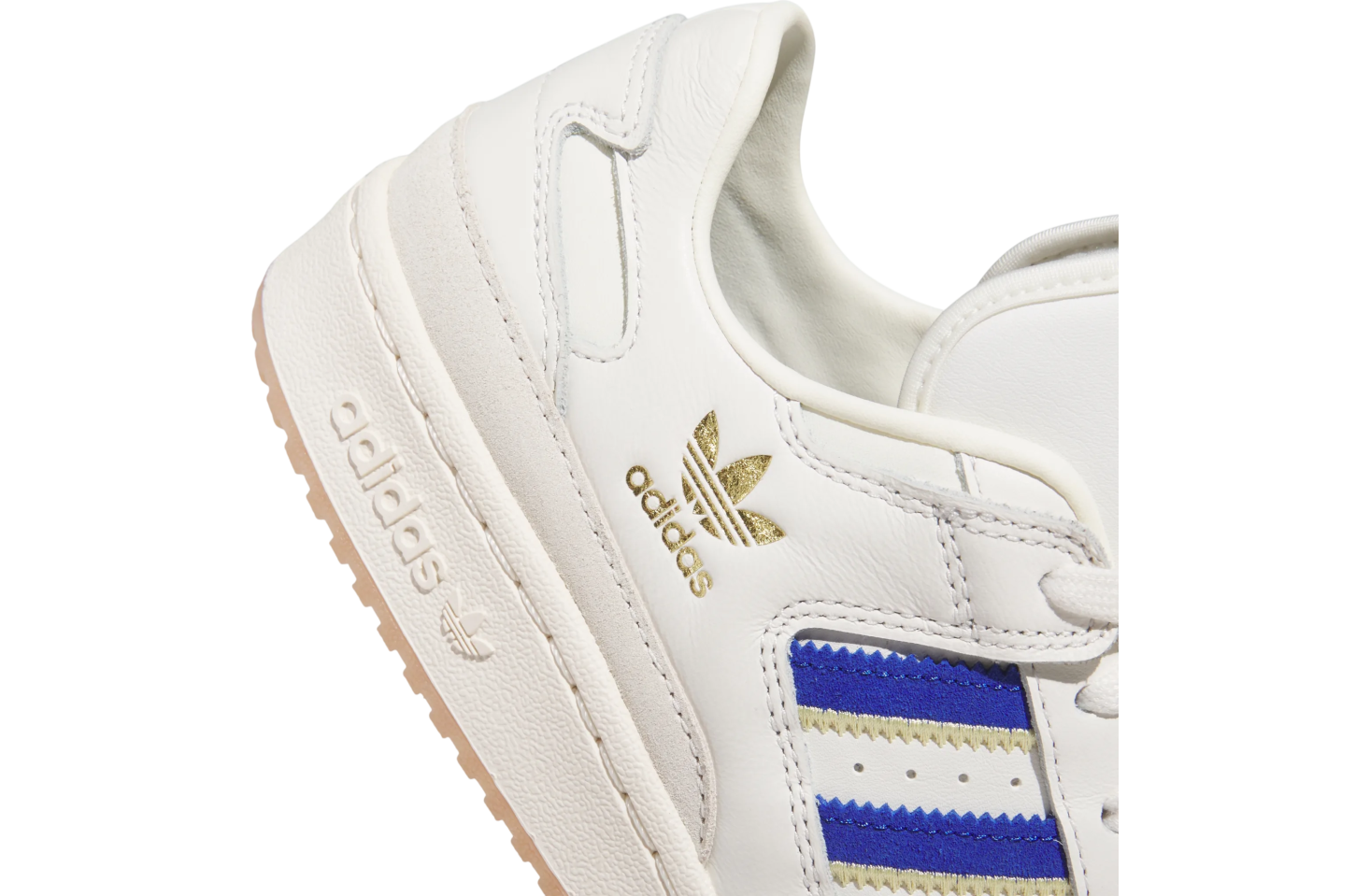 Adidas Forum Low CL WMNS Cloud White / Blue / Yellow | KicksOnFire