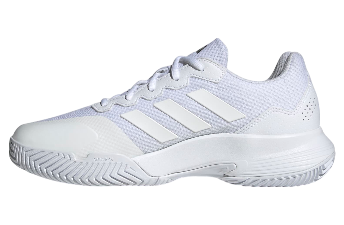 NWT adidas Men\'s Gamecourt 2.0 Tennis Sneaker, White/Matte Silver-Size 14 Adidas GameCourt Grey for sale | eBay main image 2