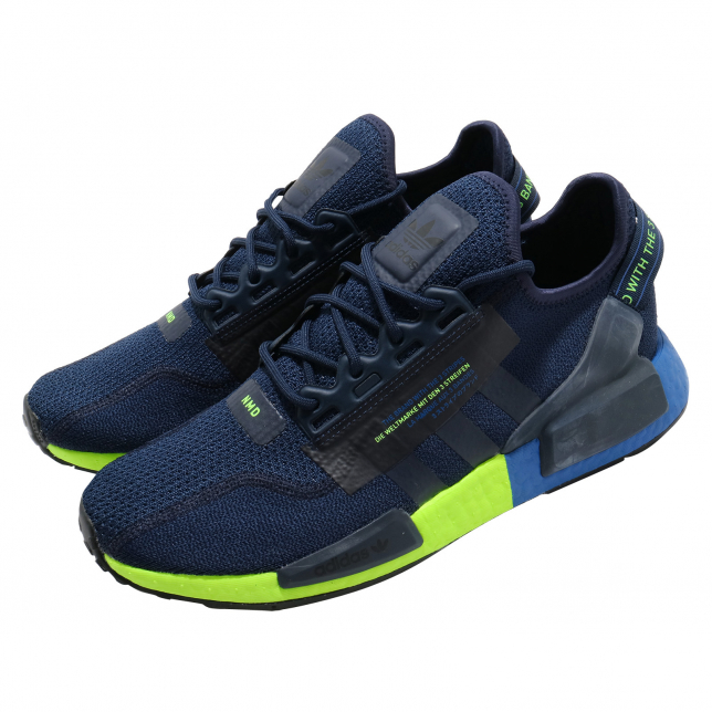 adidas NMD R1 V2 Collegiate Navy Signal Green
