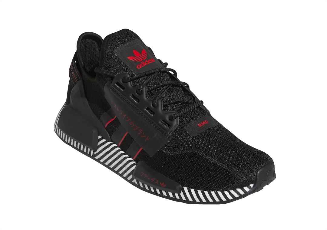 adidas NMD R1 V2 Dazzle Camo Core Black
