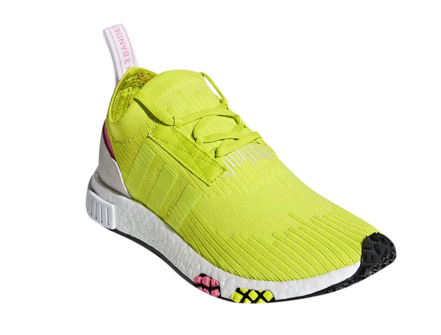adidas NMD Racer Primeknit Semi Solar Yellow