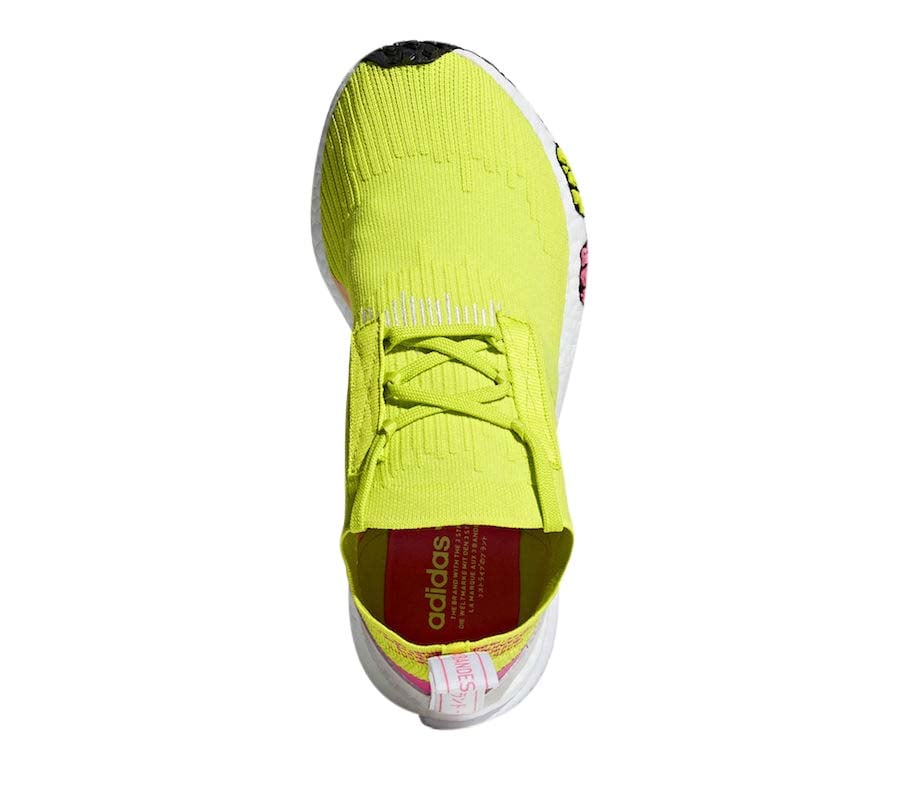 adidas NMD Racer Primeknit Semi Solar Yellow
