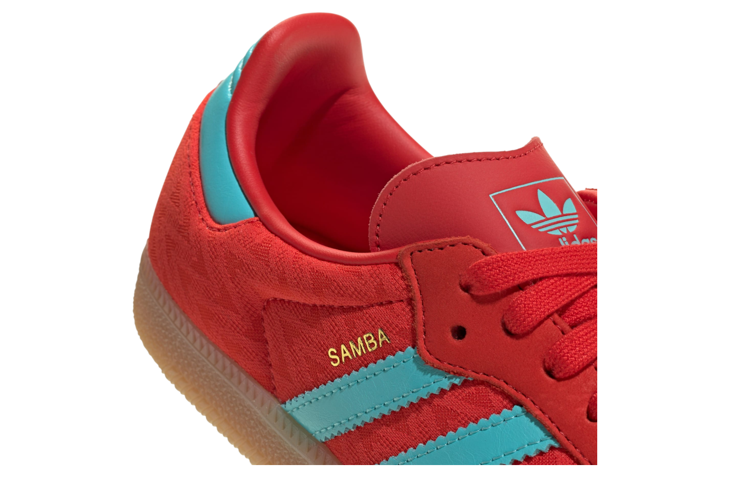 Adidas Samba OG WMNS Red / Pulse Aqua - Feb 2026 - IH3984 - KicksOnFire.com