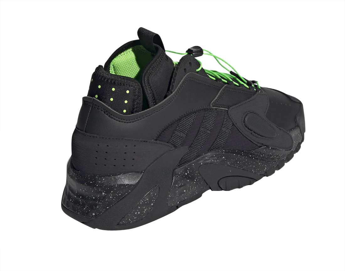 adidas Streetball Core Black Solar Green