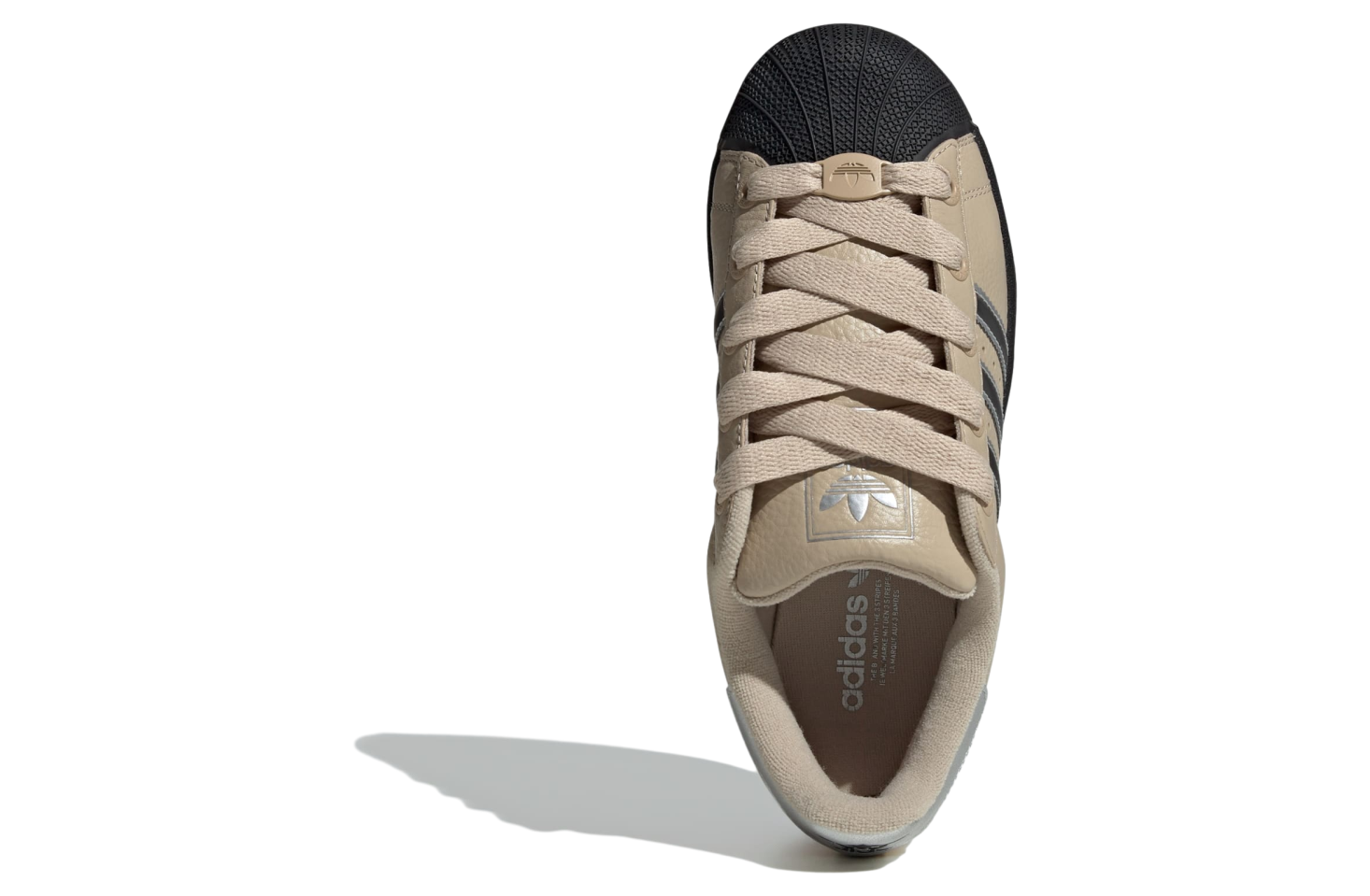 Adidas Superstar II WMNS Stone Khaki / Silver Metallic | KicksOnFire