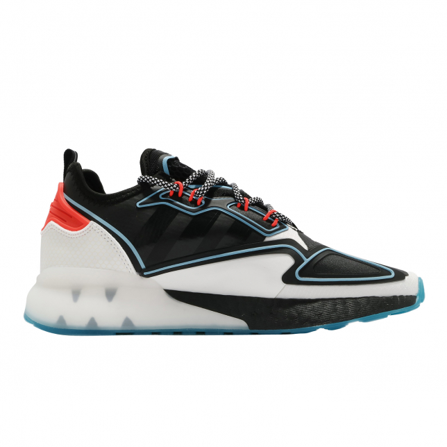 adidas ZX 2K Boost Marvel Footwear White Bright Cyan | KicksOnFire