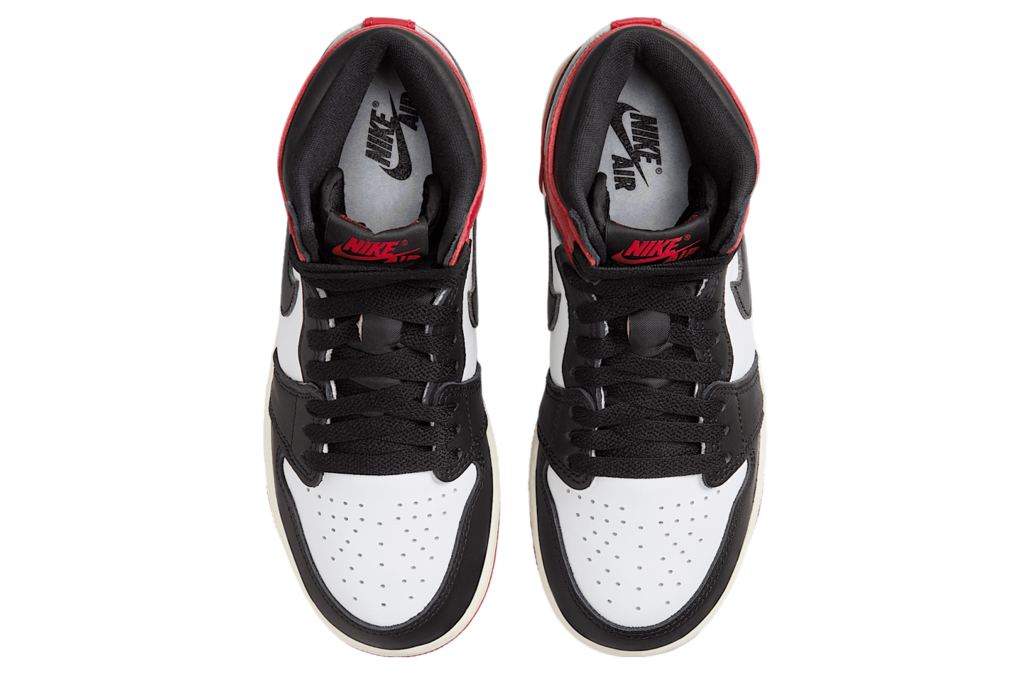 Air Jordan 1 High OG Black Toe GS White / Varsity Red