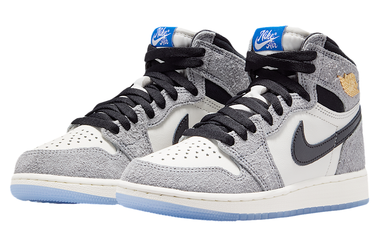Air Jordan 1 High OG GS Cool Grey / Game Royal