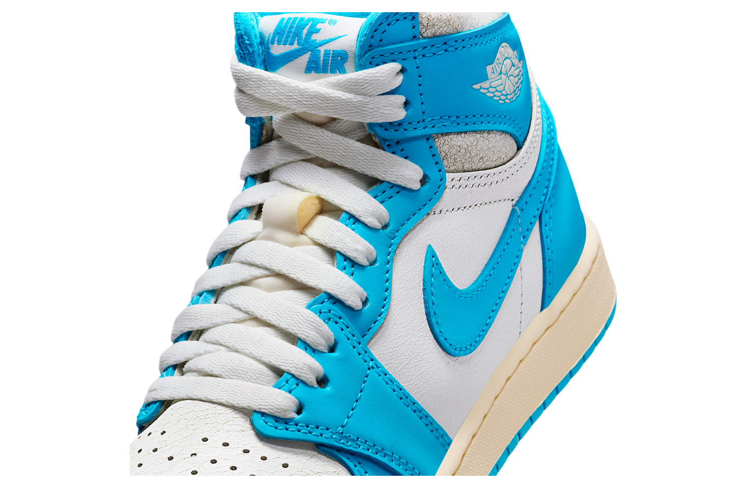 Air Jordan 1 High OG Unc Reimagined GS Dark Powder Blue / Sail