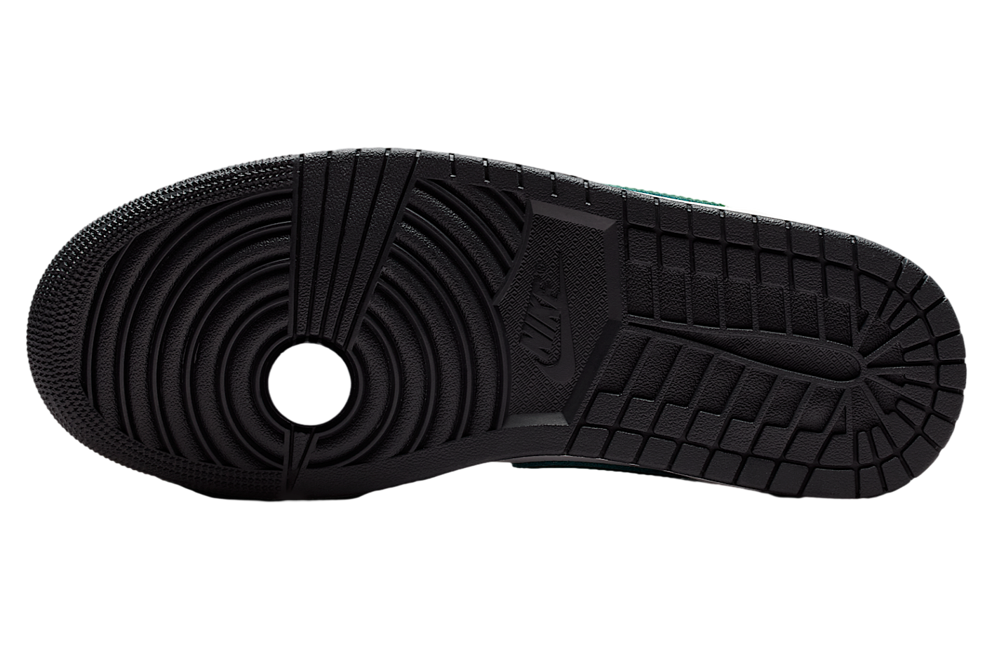 Air Jordan 1 Low Black / Gorge Green