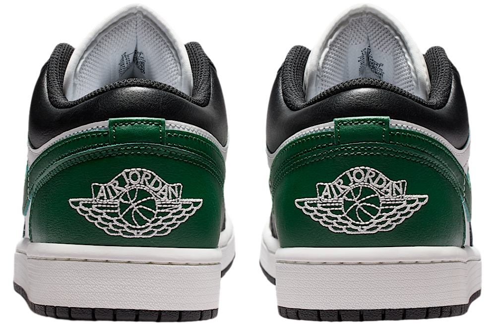 Air Jordan 1 Low Black / Gorge Green