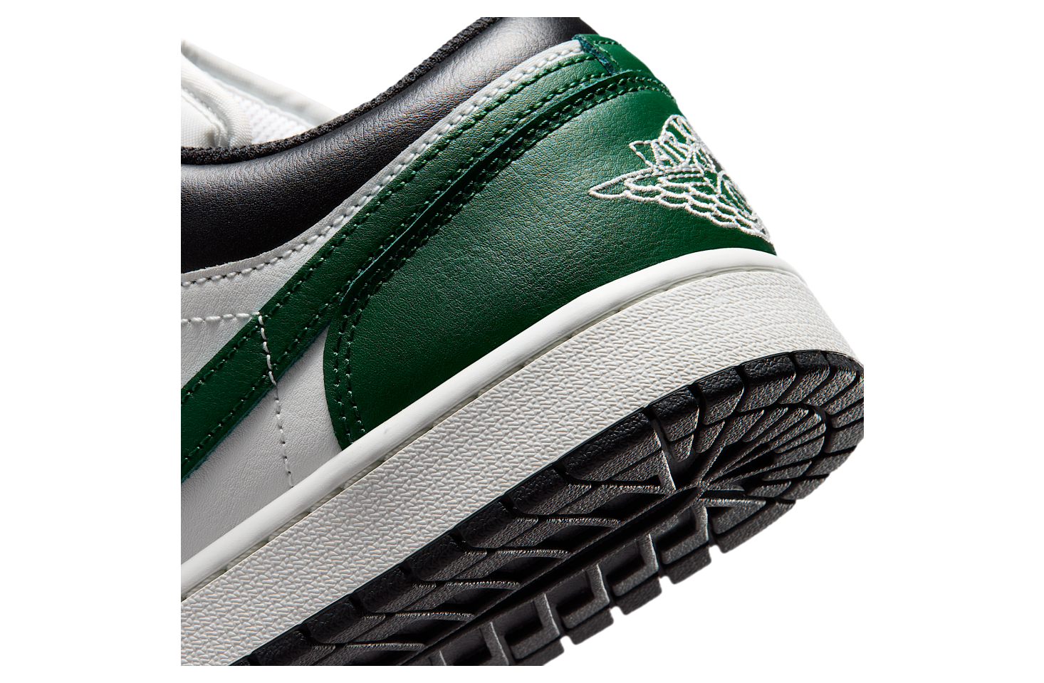 Air Jordan 1 Low Black / Gorge Green