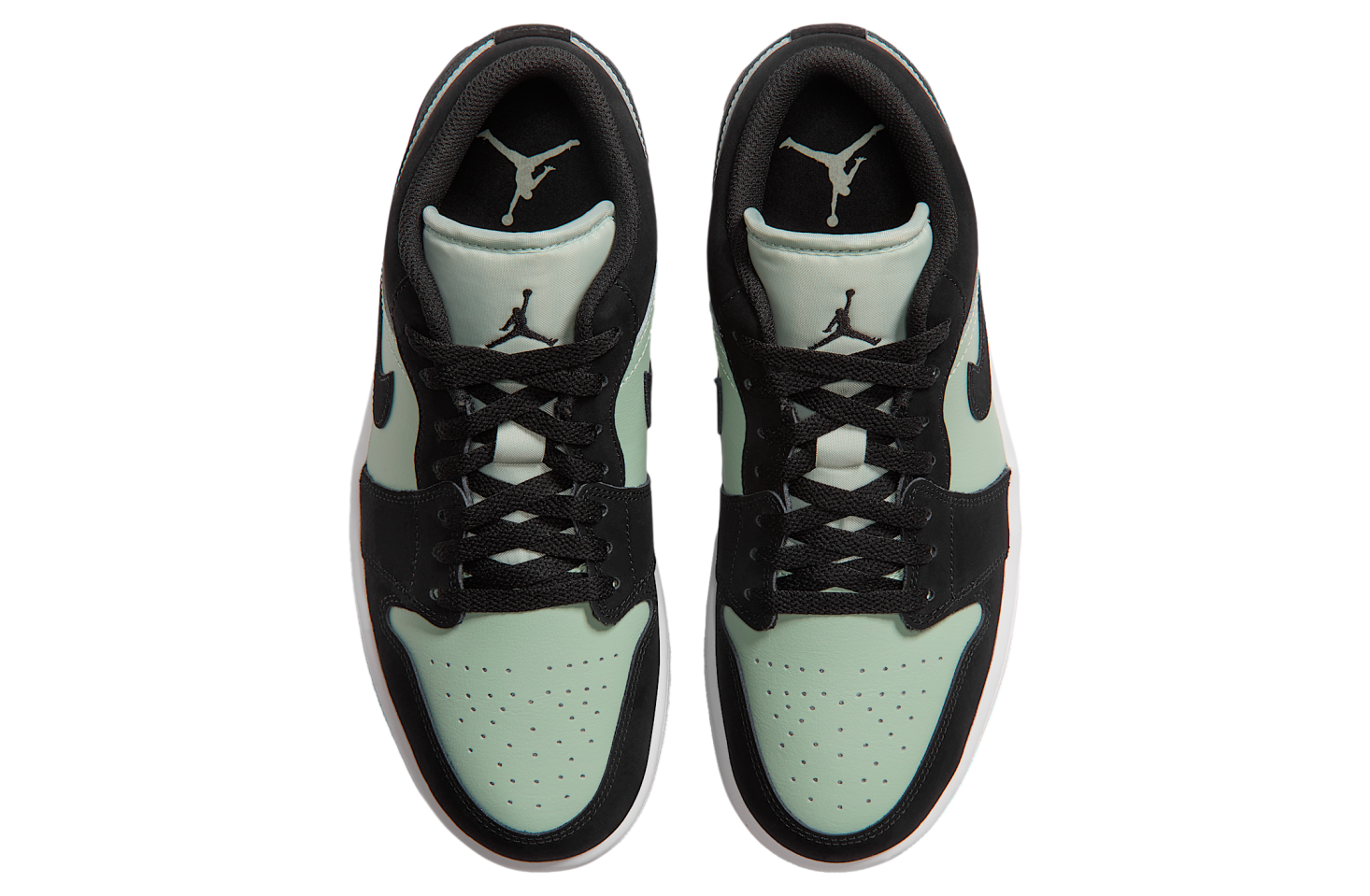 Air Jordan 1 Low Black / White / Pistachio Frost