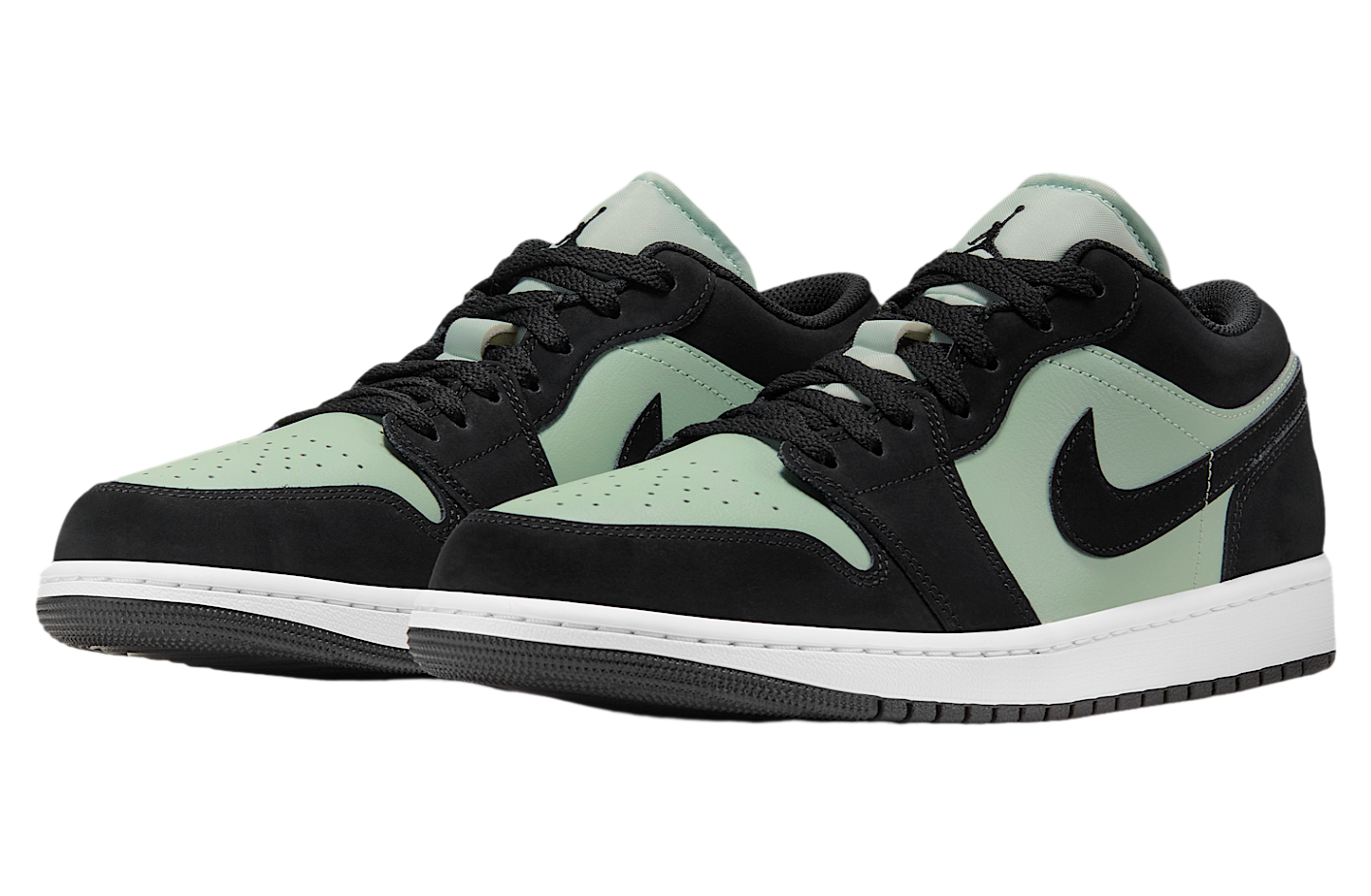 Air Jordan 1 Low Black / White / Pistachio Frost