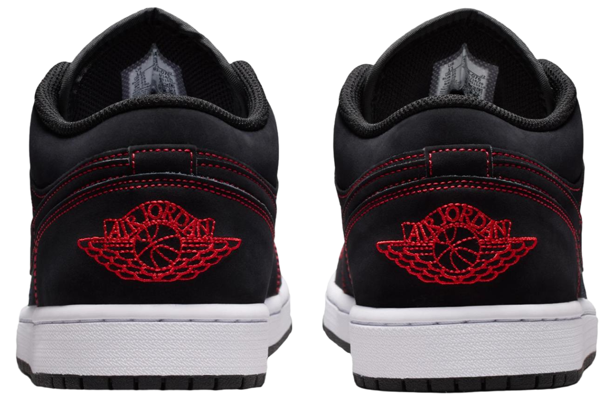 Air Jordan 1 Low Black / White / University Red