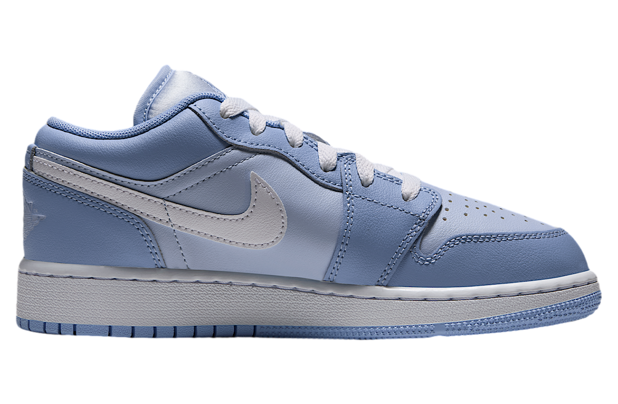 Air Jordan 1 Low GS Aluminum / White