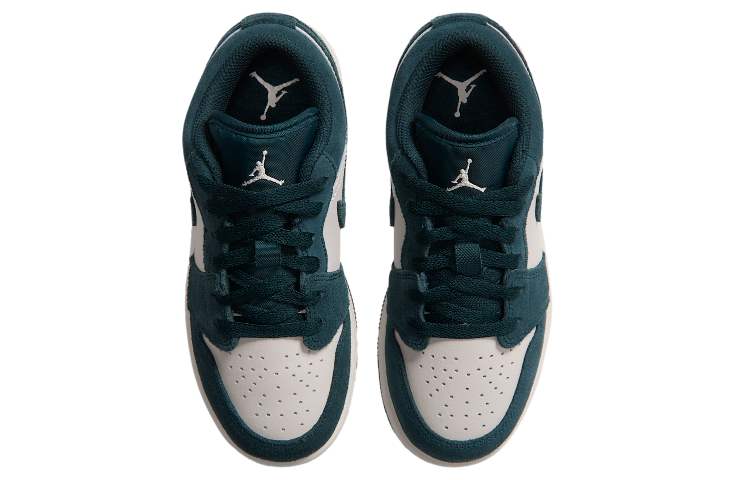 Air Jordan 1 Low GS Midnight Spruce / Pale Ivory / Light Orewood Brown
