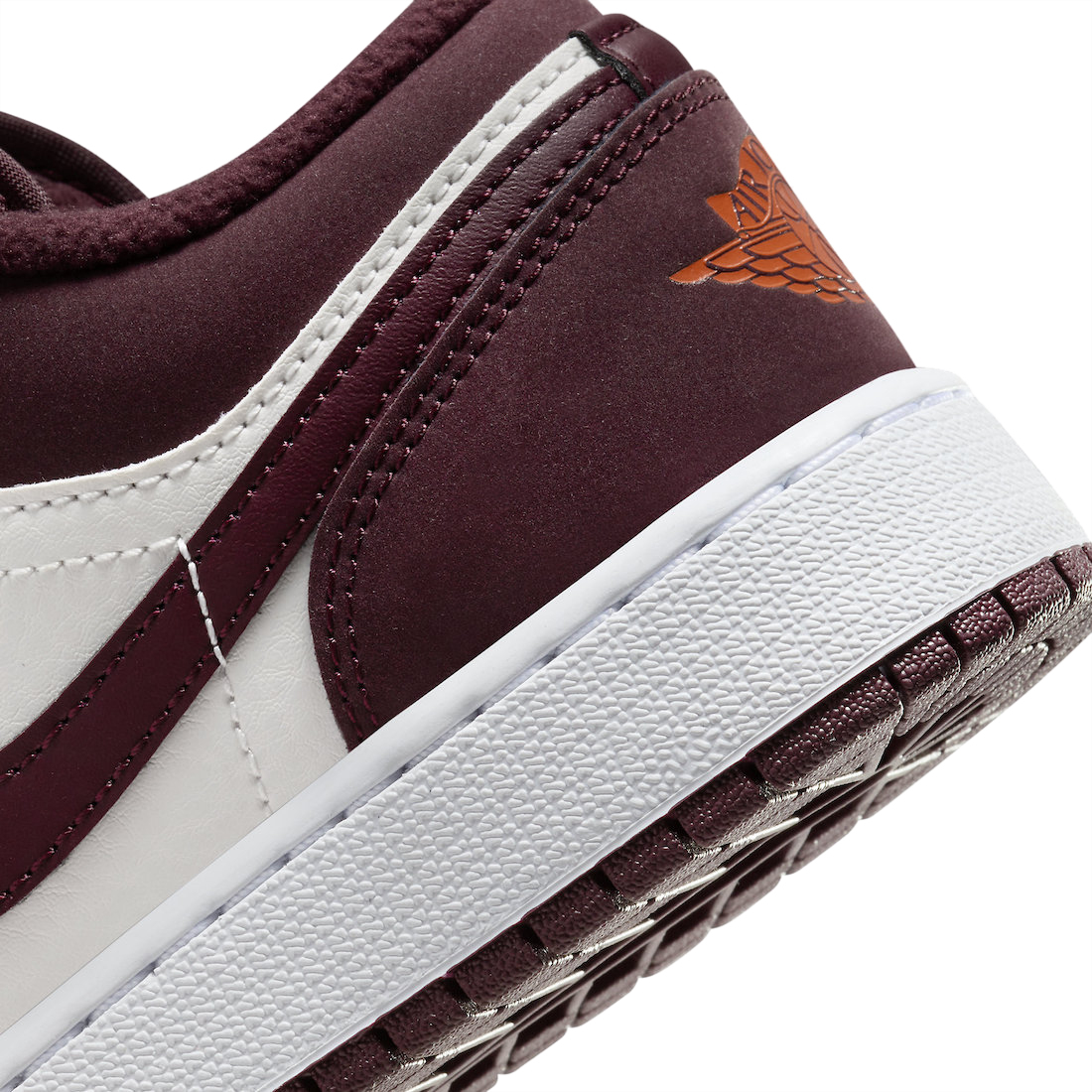Air Jordan 1 Low GS Night Maroon - Oct 2023 - 553560-068 