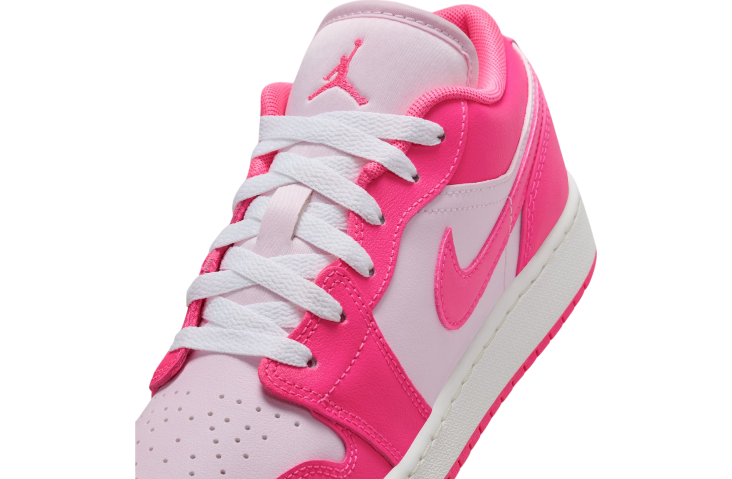 Air Jordan 1 Low GS Pink Foam - Mar 2025 - 553560-661 
