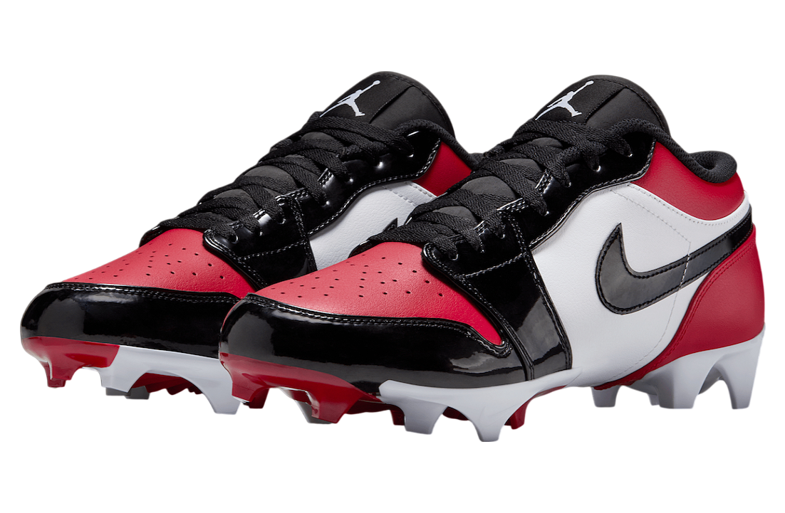 Air Jordan 1 Low TD Cleat Bred Toe