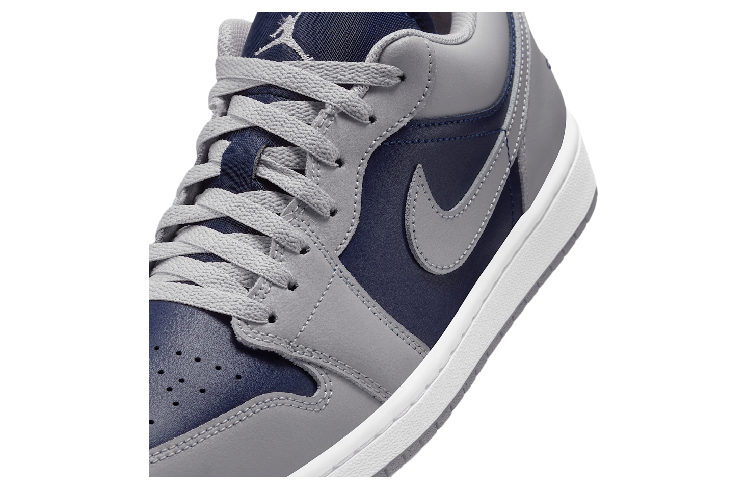 Air Jordan 1 Low Tech Grey / White