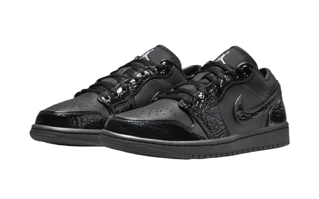 Air Jordan 1 Low WMNS Black Croc - Jul 2024 - HJ7743-010 