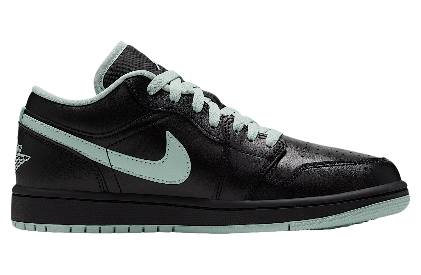 Air Jordan 1 Low WMNS Black / Pistachio Frost