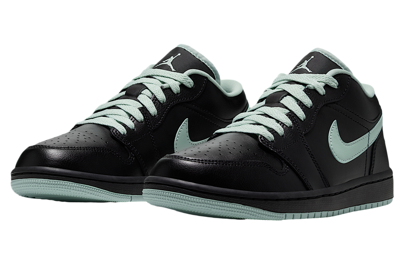 Air Jordan 1 Low WMNS Black / Pistachio Frost