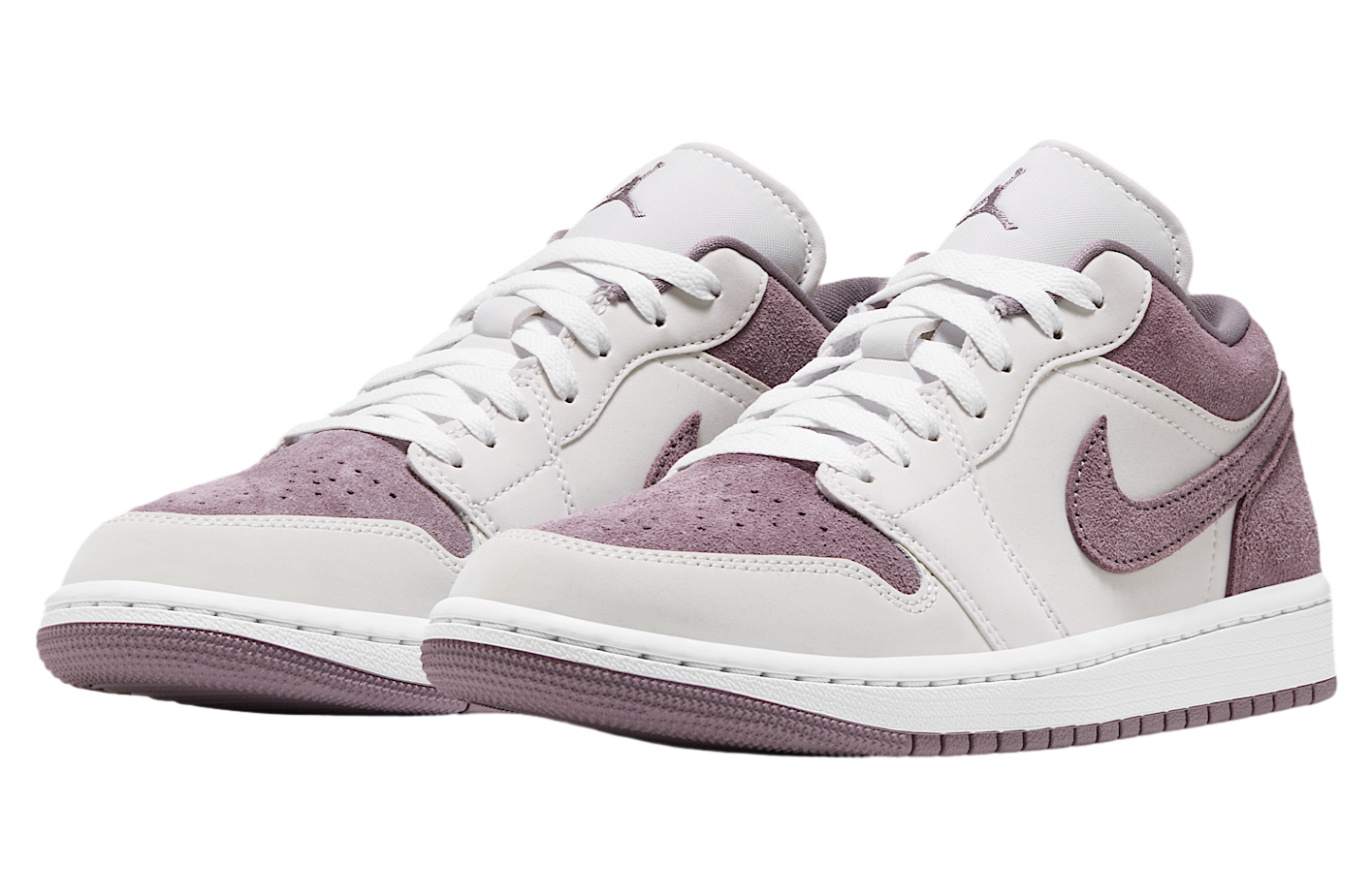 Air Jordan 1 Low WMNS Swan / Purple Smoke