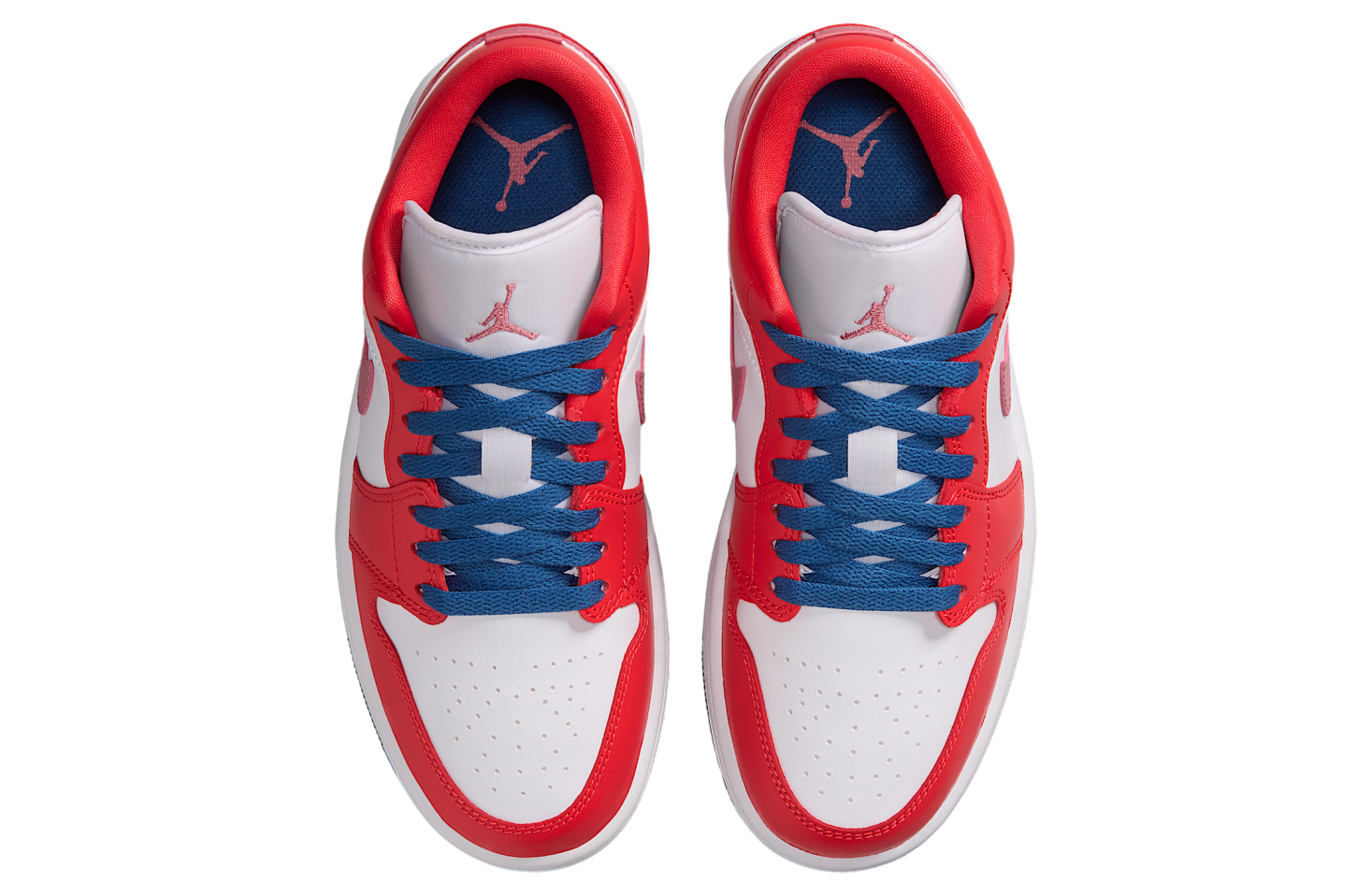 Air Jordan 1 Low WMNS Track Red / White