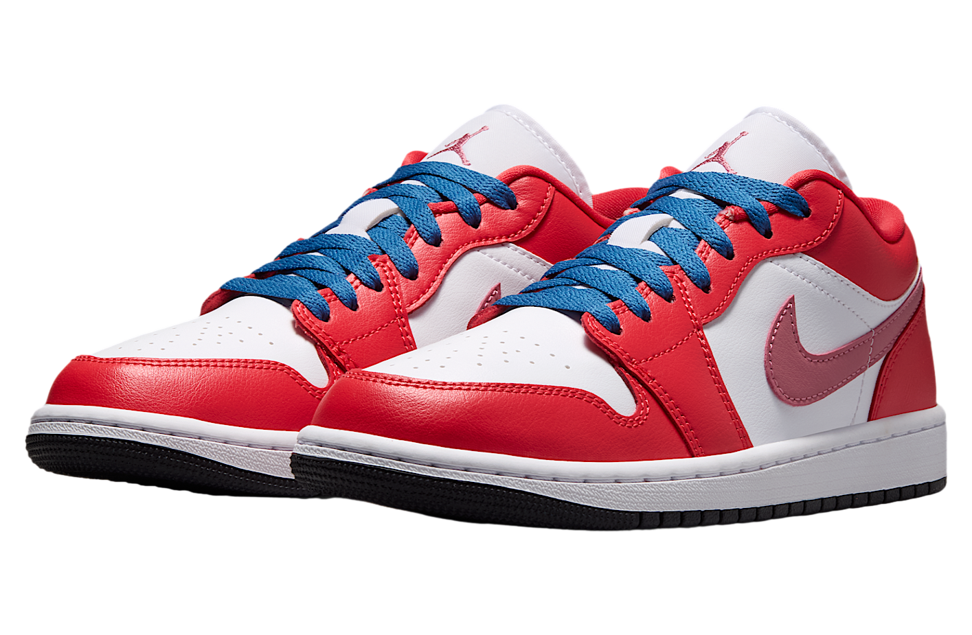 Air Jordan 1 Low WMNS Track Red / White