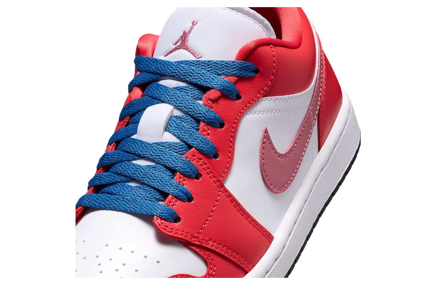 Air Jordan 1 Low WMNS Track Red / White