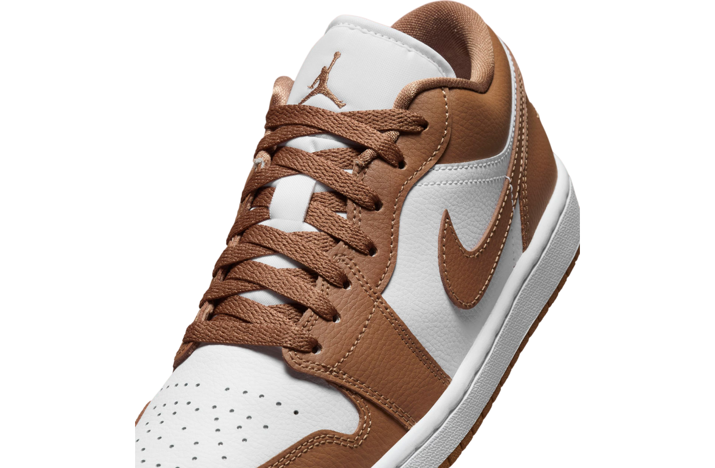 Air Jordan 1 Low WMNS White / Archaeo Brown - Oct 2024 - DC0774 