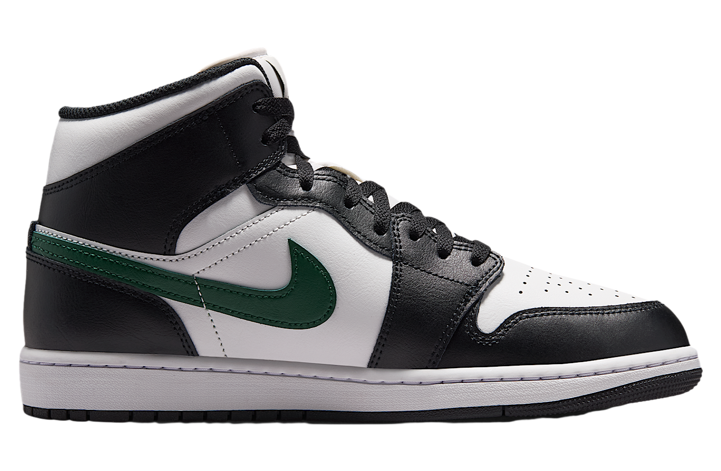 Air Jordan 1 Mid Black / Gorge Green