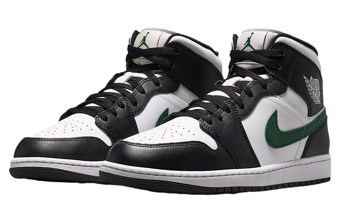 Air Jordan 1 Mid Black / Gorge Green