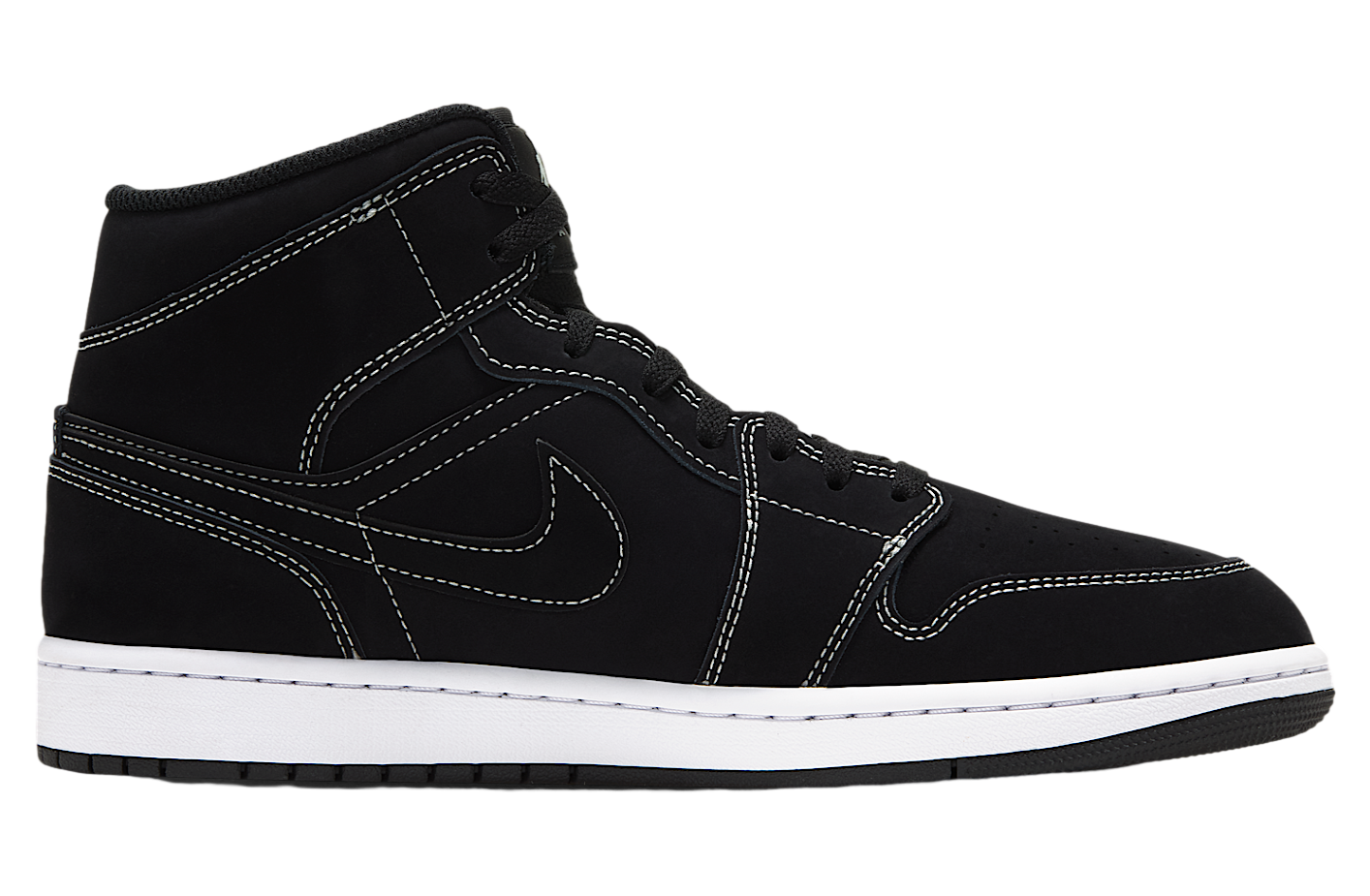 Air Jordan 1 Mid Black / Pistachio Frost