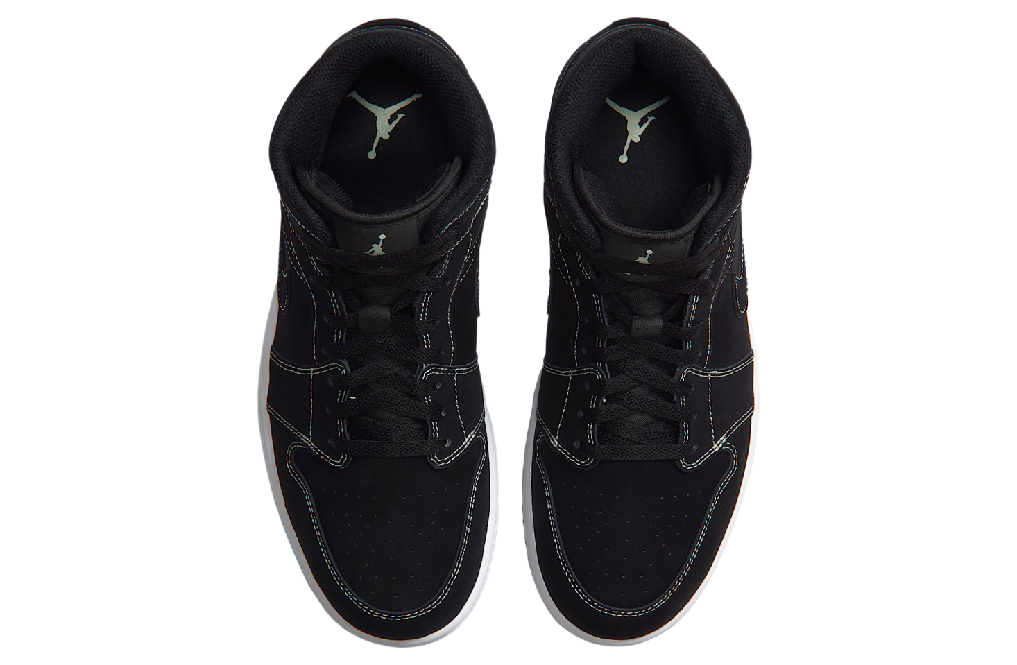 Air Jordan 1 Mid Black / Pistachio Frost