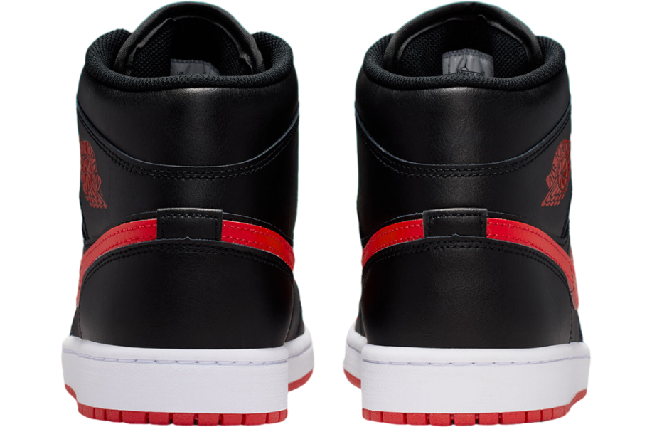 Air Jordan 1 Mid Black / University Red
