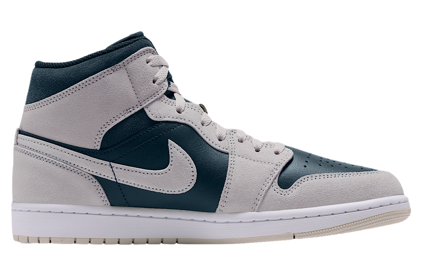 Air Jordan 1 Mid Light Orewood Brown / Midnight Spruce