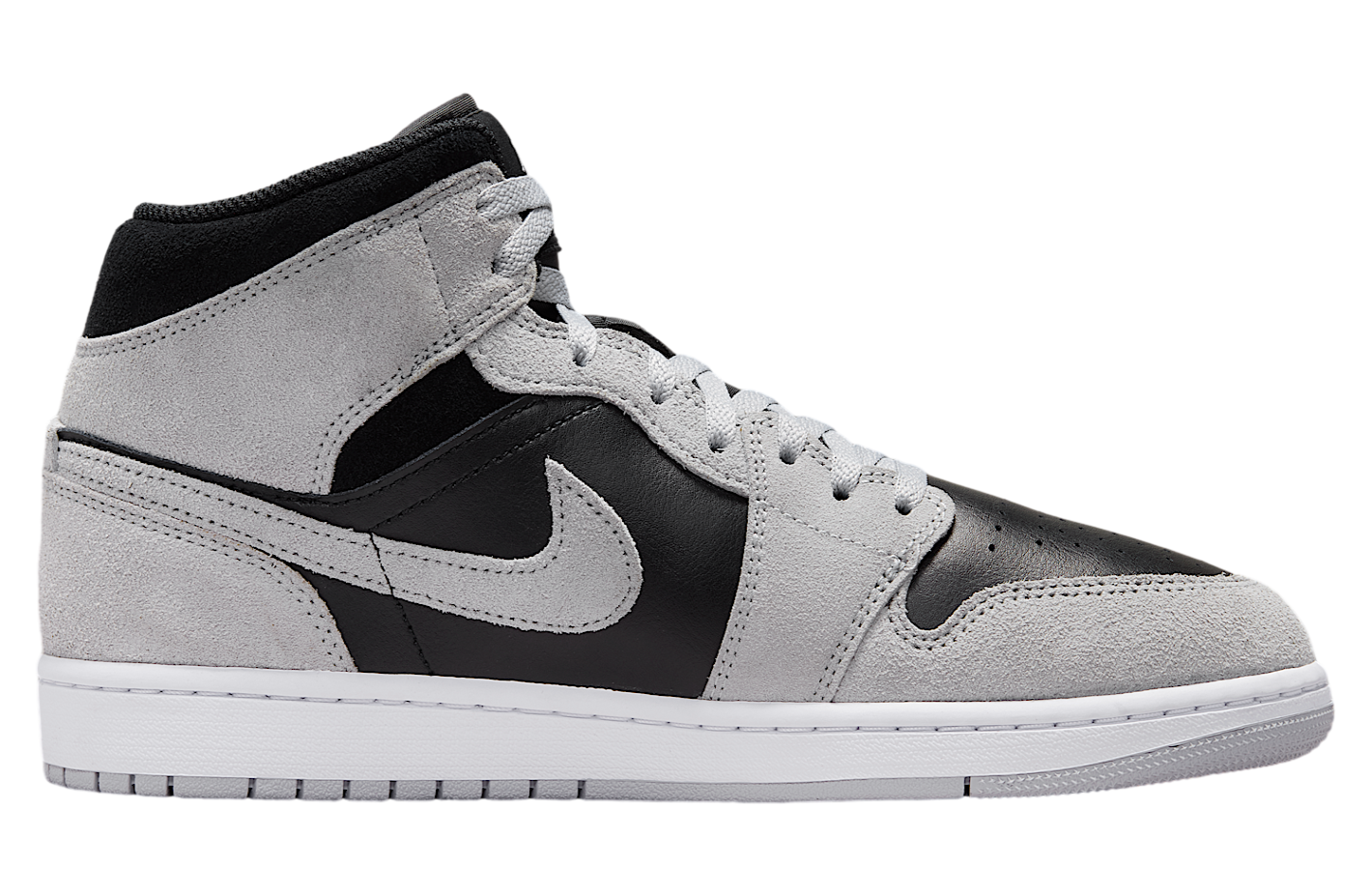 Air Jordan 1 Mid Light Smoke Grey / Black
