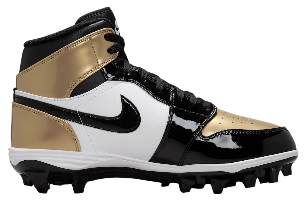 Air Jordan 1 Mid TD Cleat Gold Toe