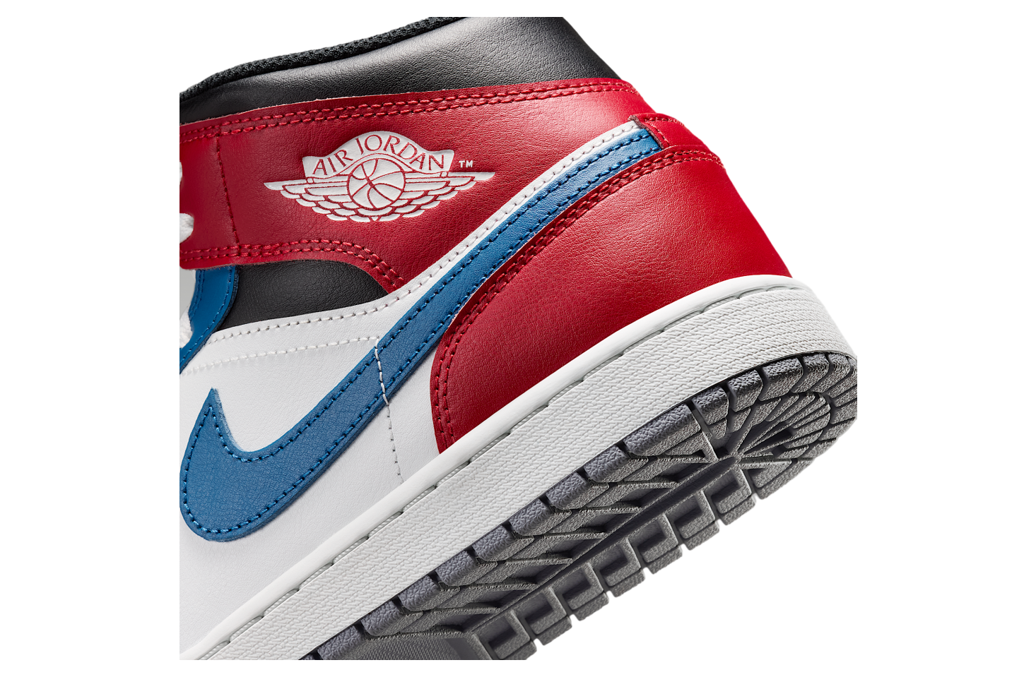Air Jordan 1 Mid True Blue / Varsity Red