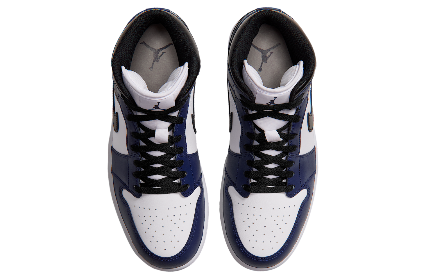 Air Jordan 1 Mid White / College Navy