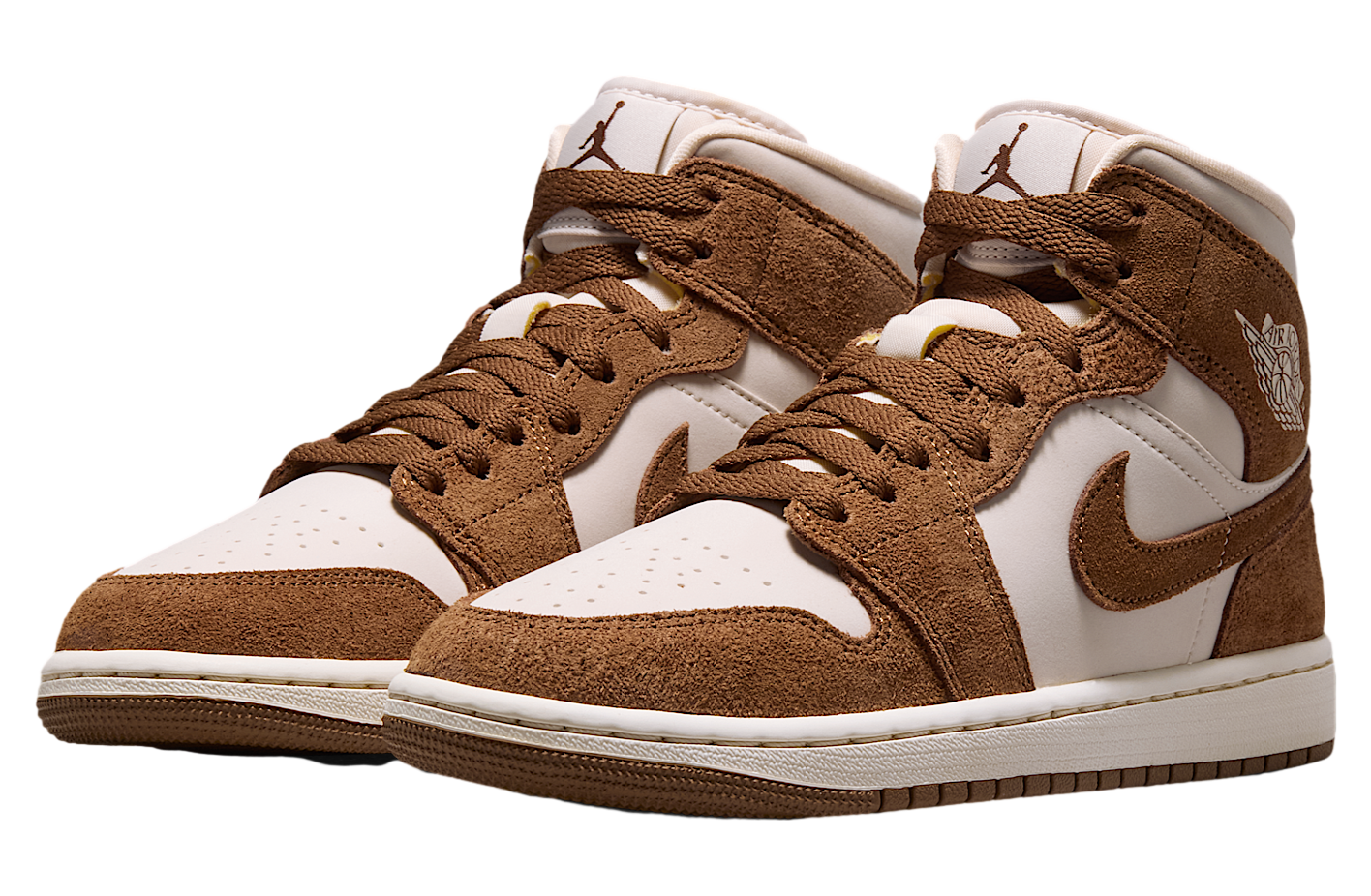 Air Jordan 1 Mid WMNS Light British Tan / Chalk