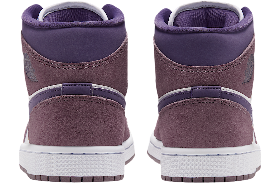 Air Jordan 1 Mid WMNS Purple Smoke / White